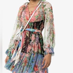 Zimmermann Bellitude Spliced Dress Size 0